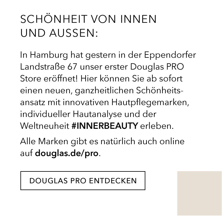 WIllkommen bei Douglas PRO