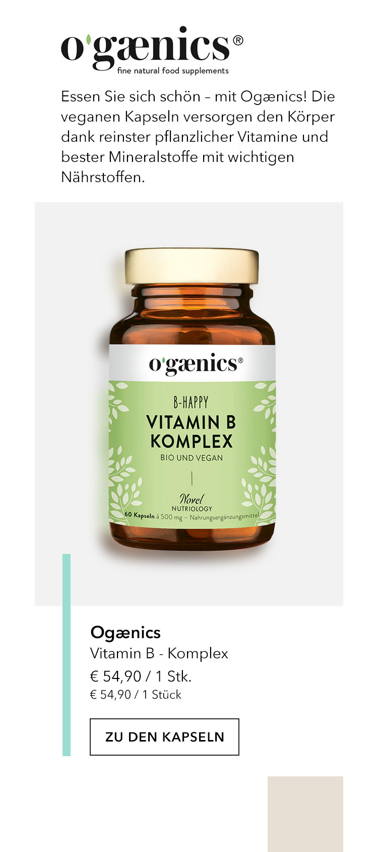 Ogaenics Vitamin B-Komplex