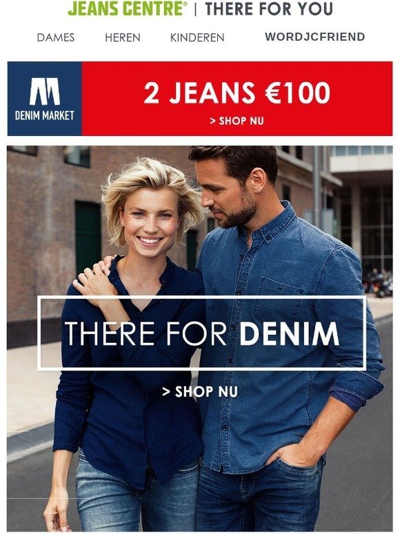 Badkamer Gesprekelijk indruk Jeans Centre NL: THERE FOR DENIM | 2 jeans voor €100 | Milled