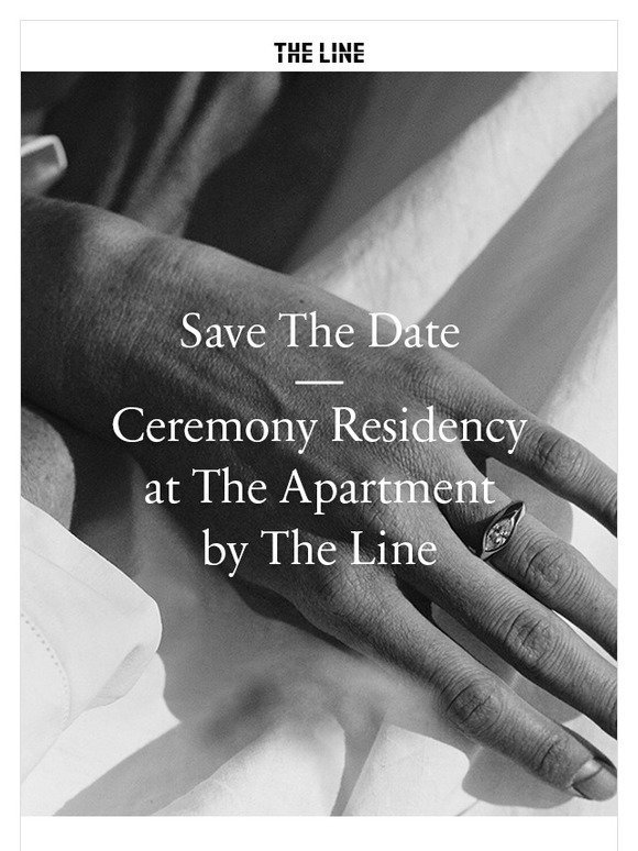 Save The Date: Ceremony Residency at The Apartment by The Line