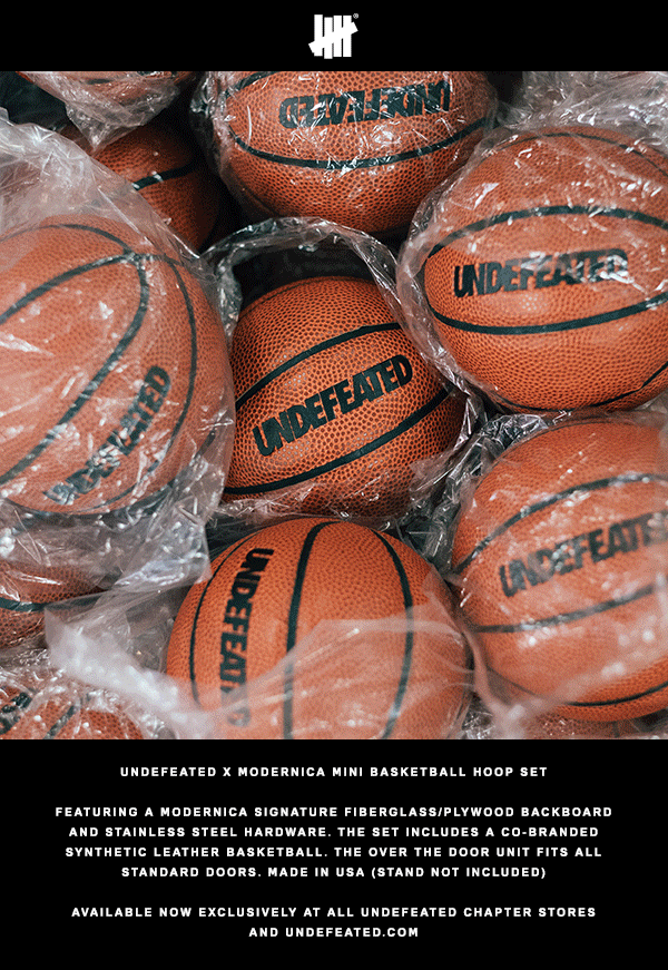 Undefeated UNDEFEATED X MODERNICA MINI BASKETBALL HOOP SET