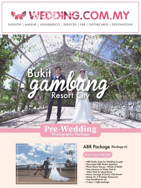 Why Choose Bukit Gambang Resort City for your wedding?