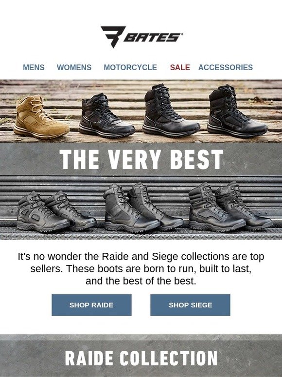 bates siege boots