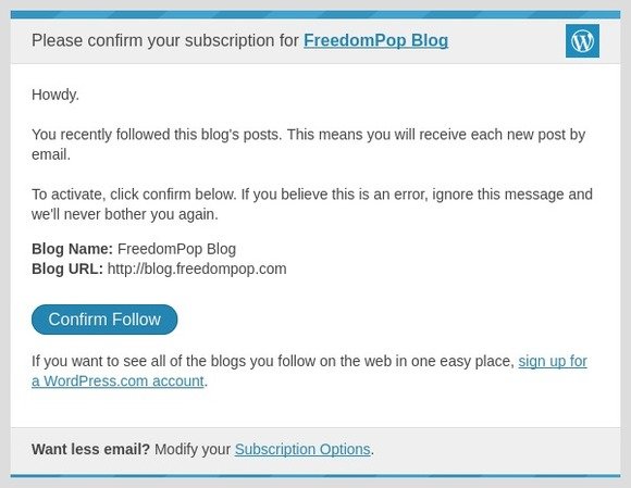 Confirm your subscription for FreedomPop Blog