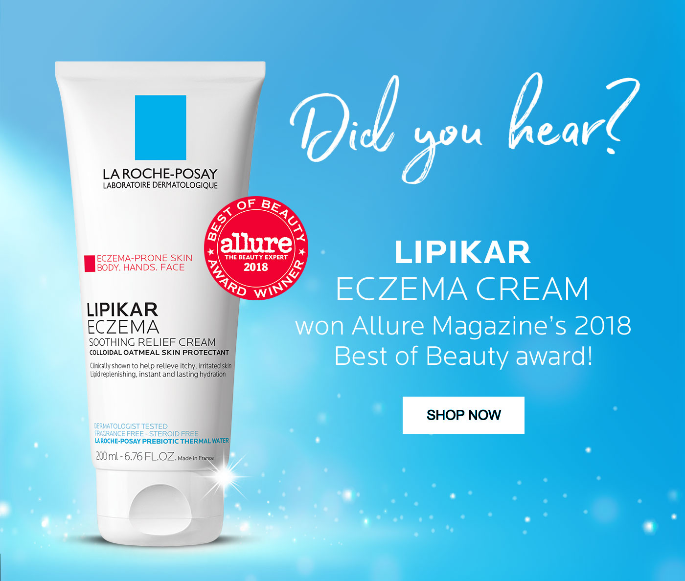 eczema cream la roche posay