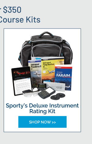 Sporty's Deluxe Instrument Rating Kit 