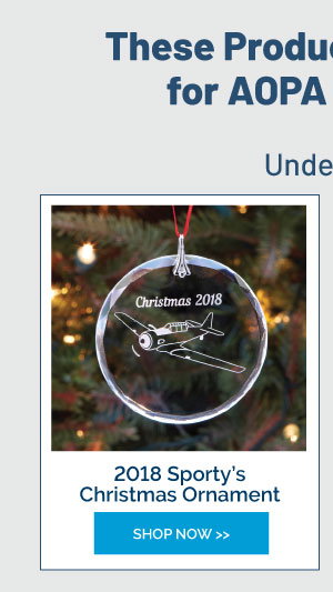 2018 Sporty’s Christmas Ornament