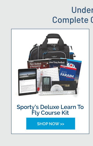 Sporty's Deluxe Learn To Fly Course Kit 