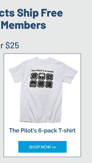 The Pilot’s 6-pack T-shirt