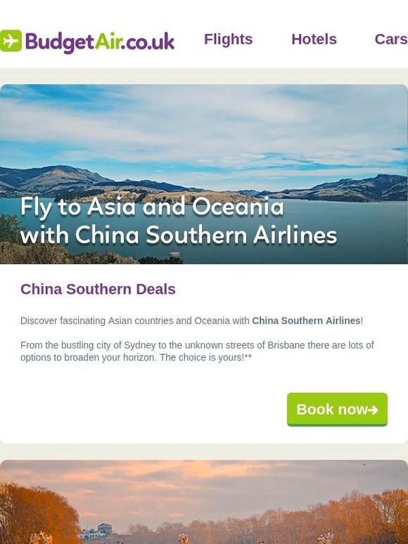 ✈️ Fly with China Southern Airlines!