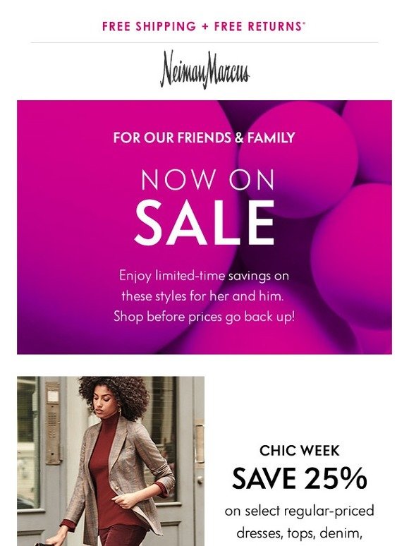 Neiman Marcus Friends & Family save 25 Milled