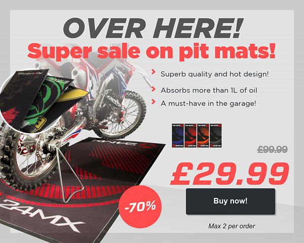 Get the best-selling 24MX.com pit mat for more than half price