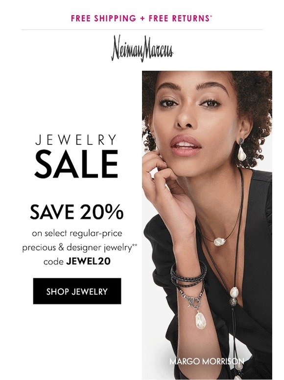 Neiman Marcus Save 20 On Jewelry Limited Time Only Milled   C@2x 