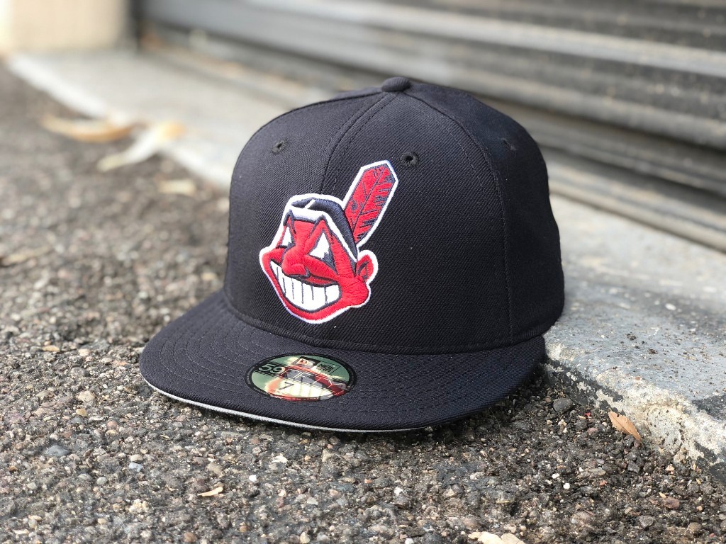 Vintage Chief Wahoo Logo Hat - New Era Adjustable Fitting for Sale