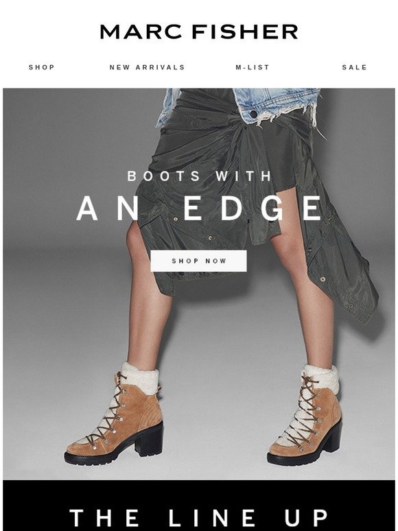 marc fisher denise combat boot