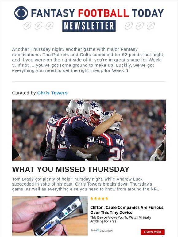 CBS Sports Fantasy Football What you need to know heading into the weekend Milled