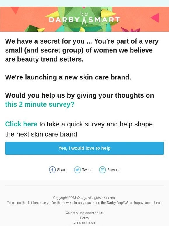 Shape the next skin care brand 