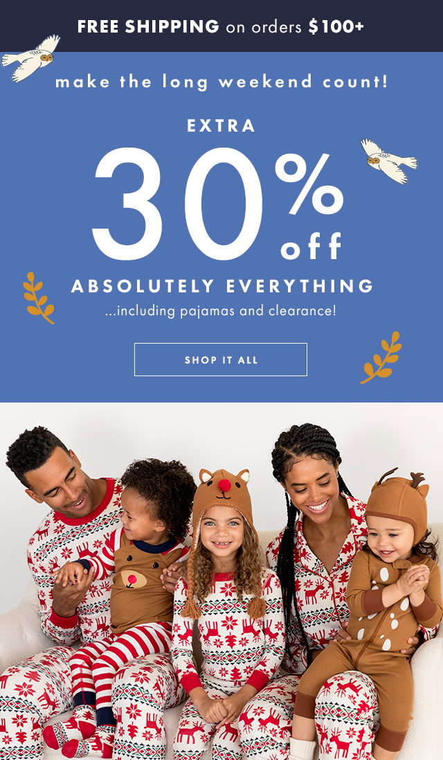 Extra thirty percent off absolutely everything