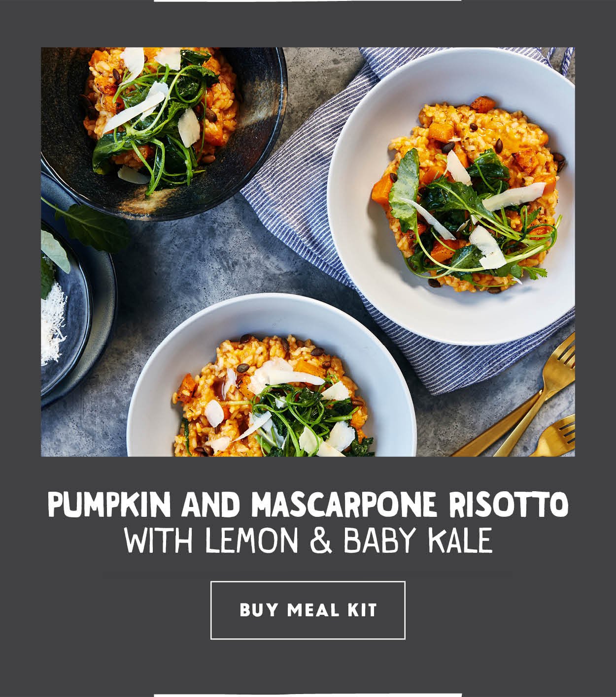 Pumpkin Mascarpone Risotto Box