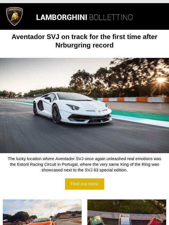 Aventador SVJ on track for the first time after