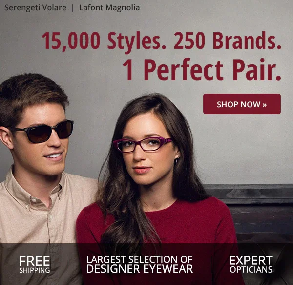15,000 Styles, 250 Brands.