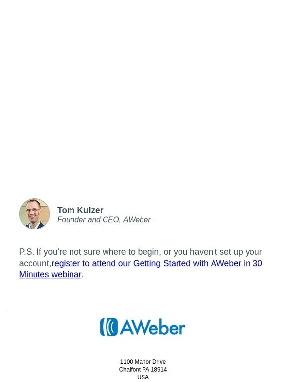#2 - How to grow your email list with AWeber.