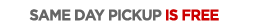 Same day pickup is free. Learn More