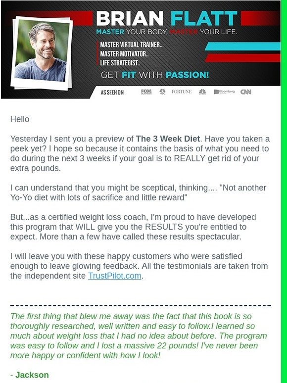-read these INSPIRATIONAL testimonials!