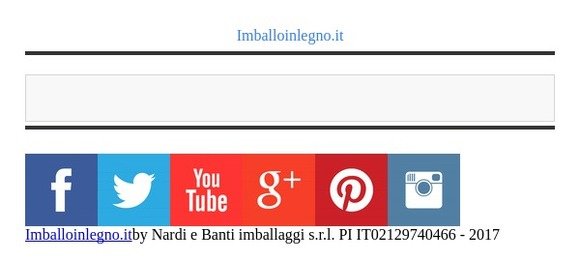 [Imballoinlegno.it] Email verification