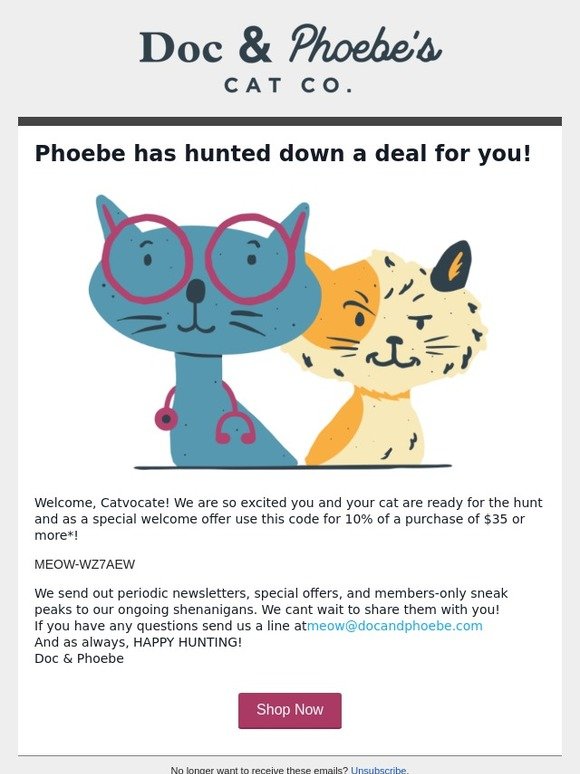 Phoebe has hunted down a deal for you!
