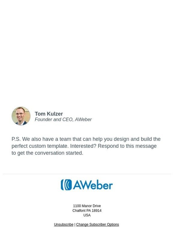 #3 - Grab 45+ email copy templates for your AWeber emails.
