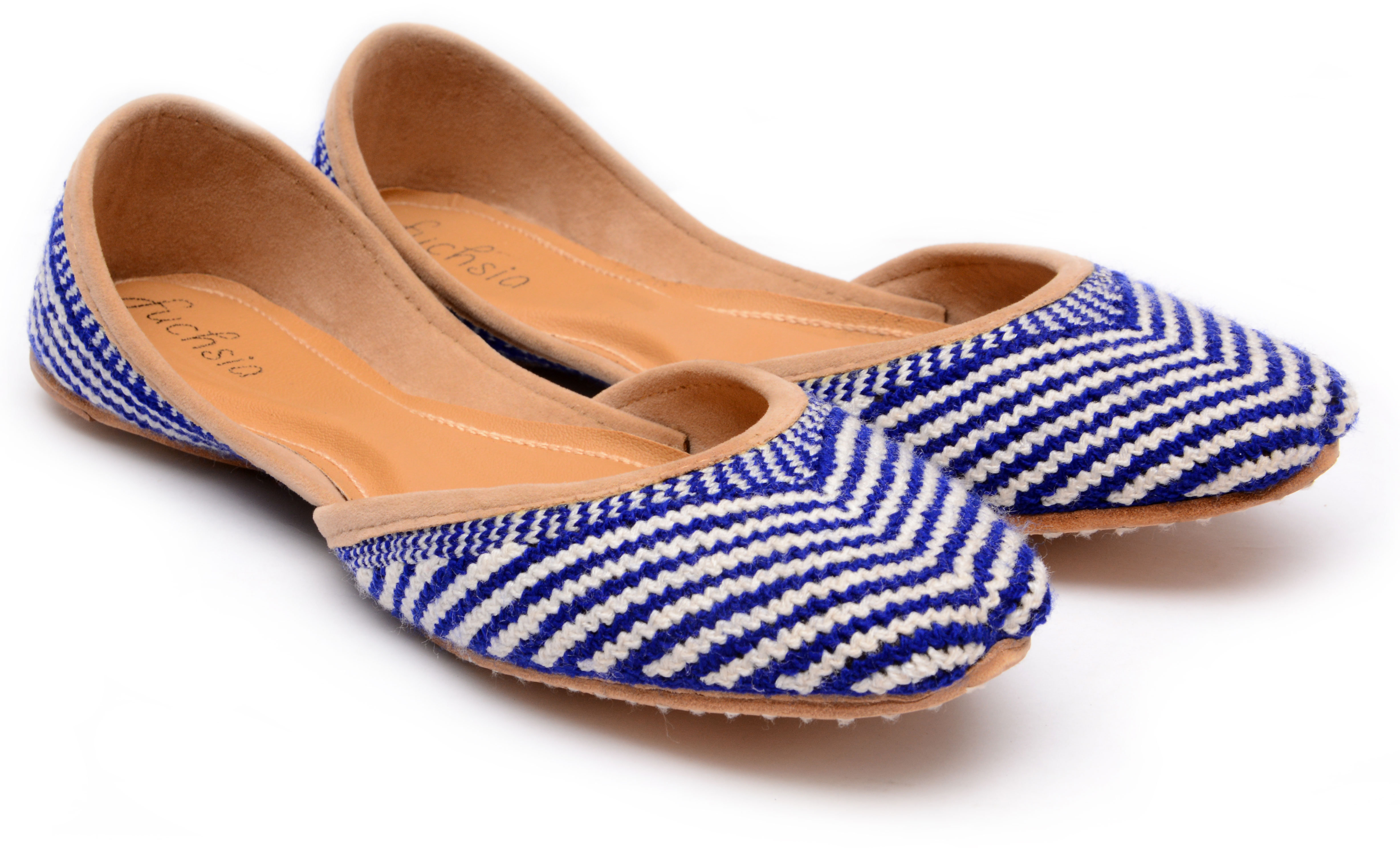 fuchsia pointed toe flats
