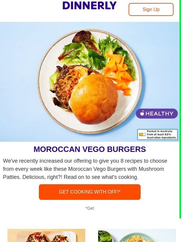 Meat-free Monday made easy with our Moroccan Vego Burgers