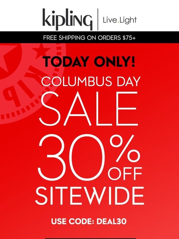 Kipling USA SITEWIDE Milled