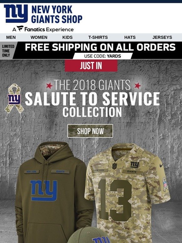 nike new york giants salute to service hoodie