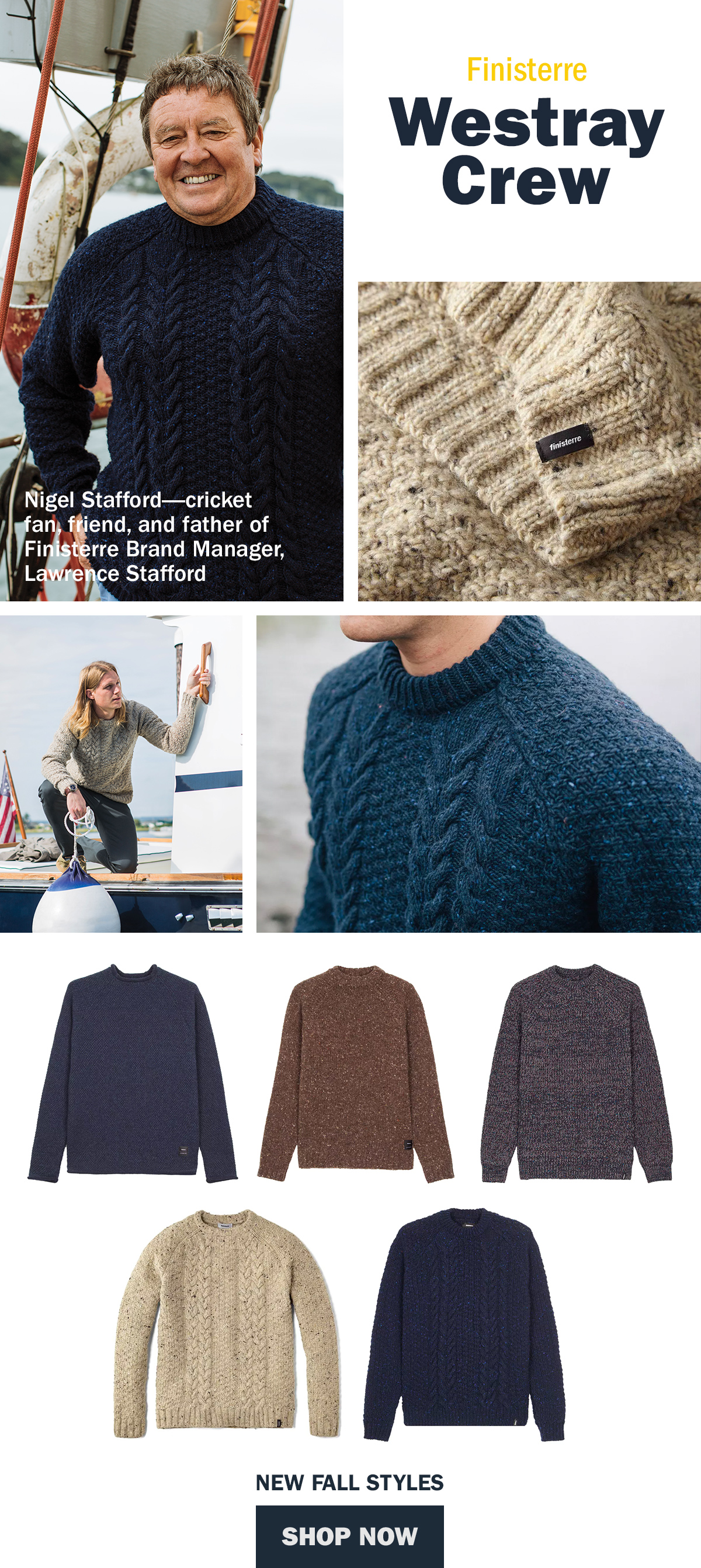 finisterre westray crew