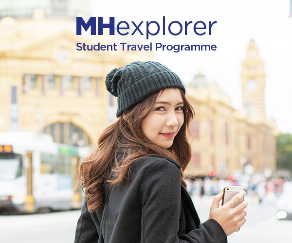 Enjoy the benefits of our new Student Travel Programme