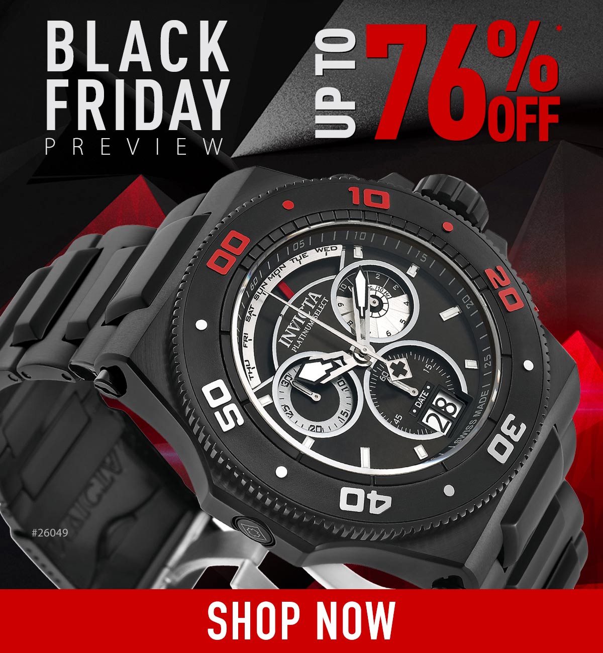 invicta black friday 2018