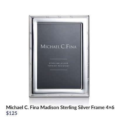 Michael C. Fina Madison Sterling Silver Frame 4×6 $125