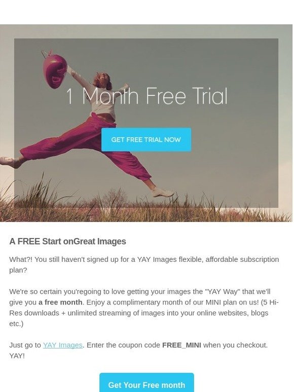 A Free Start on Great Images