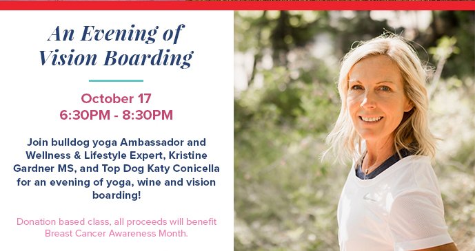 An evening of vision boarding with Kristine Gardner October 17 6:30PM - 8:30PM