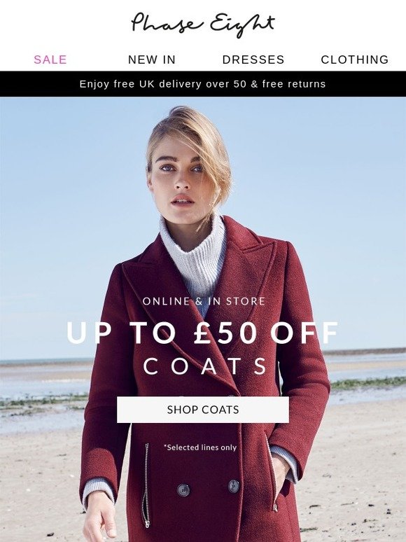 phase eight fergie coat