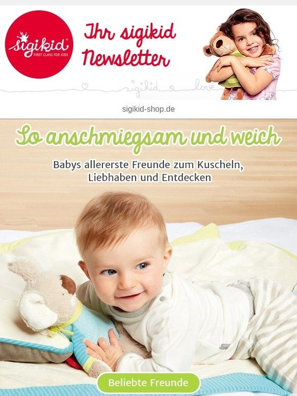 Schmusefreunde: So wichtig ist Kuscheln für Babys