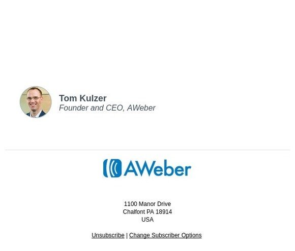 #4 - Have questions about using AWeber?