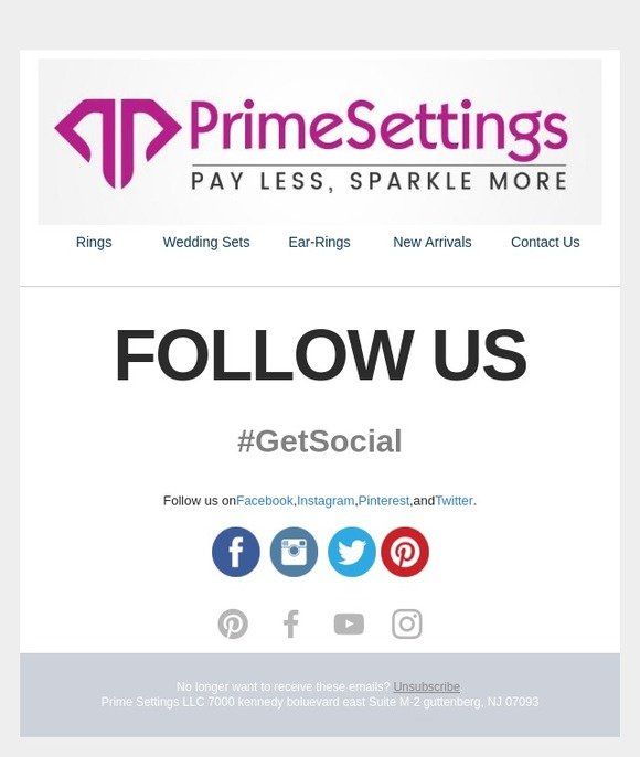 Follow us on the internet! ★ Don't miss our Specials