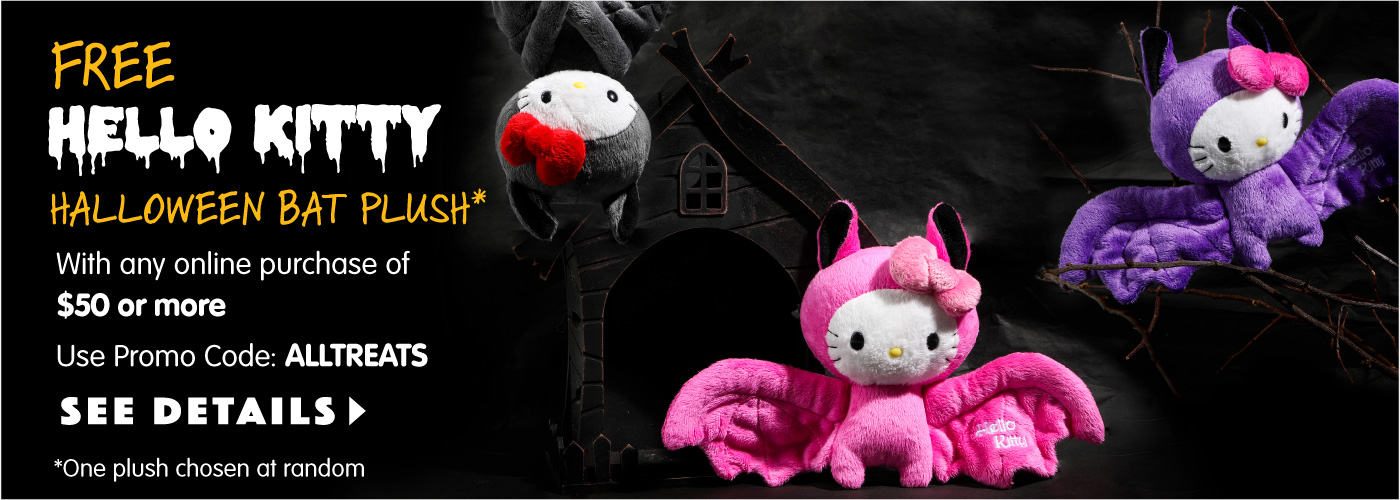 hello kitty bat plush