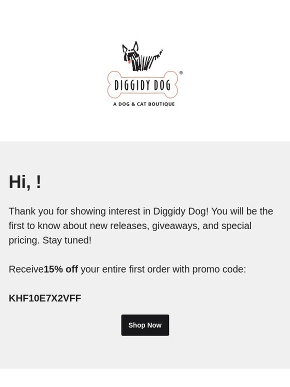 Welcome to Diggidy Dog!