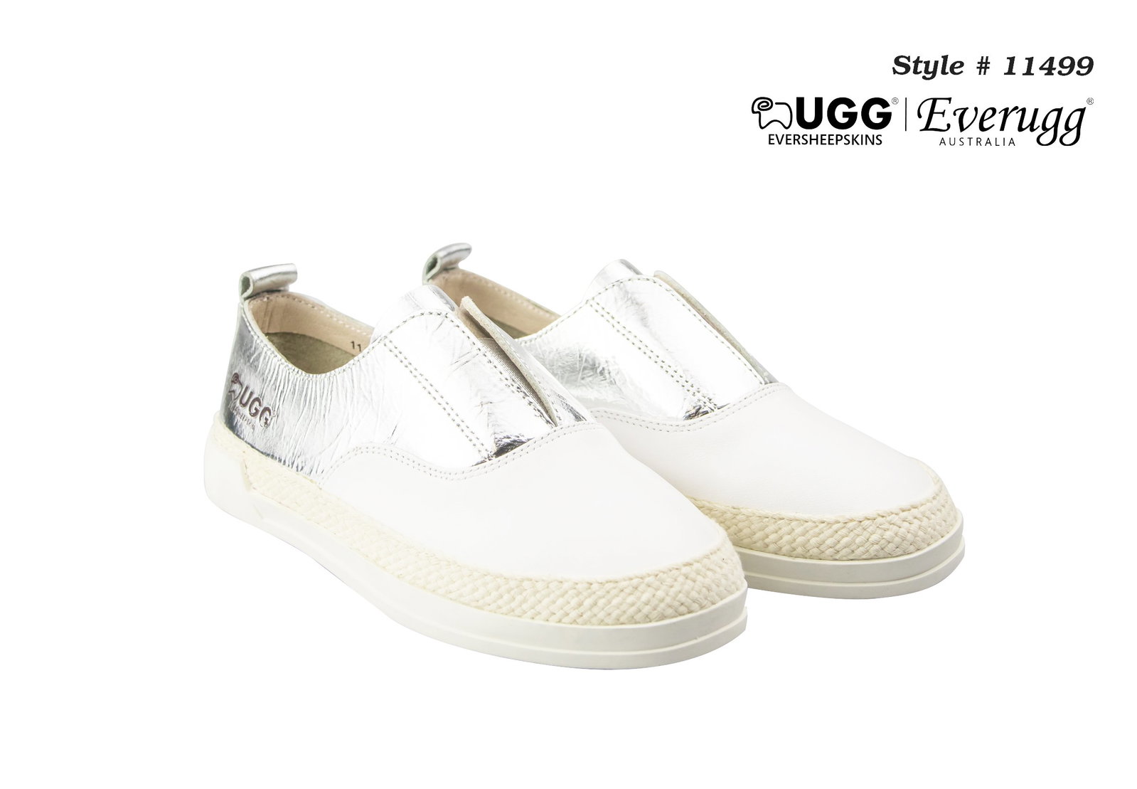 Image of UGG Kids Breathe Soft Leather Shoes, Slip On Comfort Loafer, Cushioned Sole