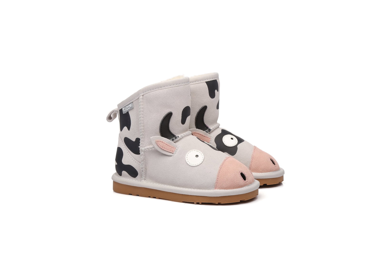 Image of UGG Kids Boots Cow - Cowhide Upper Australian Sheepskin Lining Water Resistant
