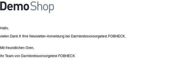 Vielen Dank für Ihre Newsletter-Anmeldung